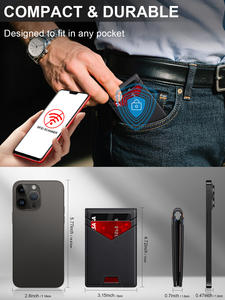 <b>Wallet</b> for <b>Men</b> Slim RFID Blocking Credit <b>Card</b> <b>Holder</b> <b>Wallet</b> Bifold Minimalist Thin <b>Wallet</b> with 2 ID Windows & Cash Slot - Product Image 4