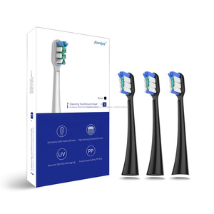 Aiwejay adultos cepillo de dientes eléctrico cabeza OEM ODM FDA aprobado por la FCC Alemania Pedex cepillo de cerdas de cabezas - Product Image 5
