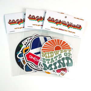 Personalizado die Kiss cut vinilo pegatinas holográficas hojas Paquete de impresión - Product Image 6