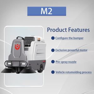 Máquina barredora de pisos CleanHorse <span class=keywords><strong>M2</strong></span> para estacionamientos, con agua, para carreteras de <span class=keywords><strong>asfalto</strong></span> y pisos de concreto rugoso - Product Image 6