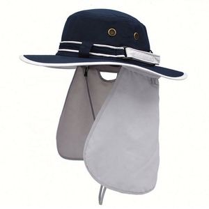 Outdoor Summer Anti UV Proof Travel Sun Cap Fisherman Bucket <b>Hat</b> With Neck Shade Flap - Product Image 6
