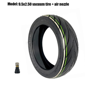 Pneu tubeless 9.5x2.50 avec valve, réparable à la colle en directe application, pour trottinettes électriques <span class=keywords><strong>NIU</strong></span> <span class=keywords><strong>KQi3</strong></span>/Pro/Max - Product Image 2