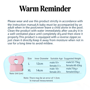 WaterDream Set Pelampung Leher untuk Dewasa & Remaja (Pelampung Leher + Sabuk) Busa Padat Tidak Perlu Ditiup Anti-Tersedak Bebas Tangan Portabel - Product Image 5