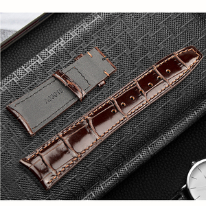 <span class=keywords><strong>Bracelet</strong></span> en <span class=keywords><strong>cuir</strong></span> véritable 20mm <span class=keywords><strong>22mm</strong></span> avec <span class=keywords><strong>boucle</strong></span> <span class=keywords><strong>déployante</strong></span> motif crocodile <span class=keywords><strong>Bracelet</strong></span> de <span class=keywords><strong>montre</strong></span> en <span class=keywords><strong>cuir</strong></span> à la mode pour hommes - Product Image 2