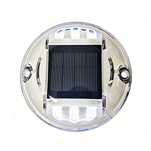 IP68 Waterproof Solar Road Stud 6 LED Double Sided Reflective Driveway Marker Mono Crystalline Solar Powered Ground <b>Light</b> 6 Tons - Product Image 4