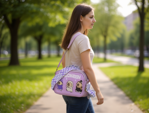 Borsa a Tracolla Kabila Cartoon per Fotocamera, in Poliestere Morbido, per Tutte le Stagioni, Borsa da Petto per Donne - Product Image 2