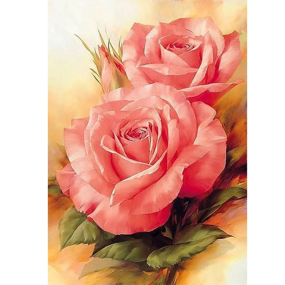 हीरा कढ़ाई चरित्र पेंटिंग 5d फूल peony ट्यूलिप वायलेट आर्किड लौंग लिली बकाइन azalea