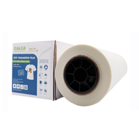Espagne Stock Premium CALCA Pro 13in X 328ft/33cm X 100m Film de transfert DTF Films DTF simple/double face à pelage chaud pour imprimante DTF