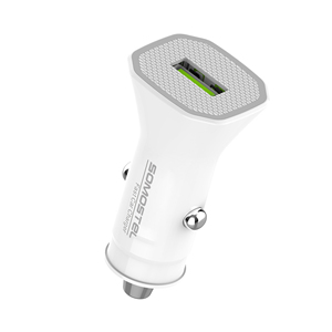 Somostel <span class=keywords><strong>A50</strong></span> <span class=keywords><strong>Cargador</strong></span> de coche rápido QC3.0 18W Adaptador de <span class=keywords><strong>cargador</strong></span> de coche de carga rápida Adaptador de viaje con luz LED <span class=keywords><strong>Cargador</strong></span> De Carro - Product Image 3