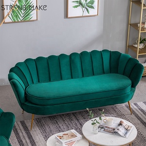 <span class=keywords><strong>Canapé</strong></span>-lit convertible en velours 3 <span class=keywords><strong>2</strong></span> 1 <span class=keywords><strong>places</strong></span>, ensemble de canapés, meubles de maison, salon, <span class=keywords><strong>canapé</strong></span> coquille, usine de Foshan - Product Image 3