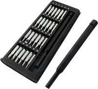 Jeu de tournevis magnétiques 25 en 1 Kit d'embouts électronique de précision ordinateur PC téléphone démontage outil d'entretien multifonctionnel
