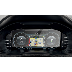 Protector de Pantalla de Vidrio Templado con Dureza 9H para el Panel de Instrumentos LCD del Automóvil, para <span class=keywords><strong>Skoda</strong></span> Octavia/Kodiaq/Superb/Karoq/<span class=keywords><strong>Kamiq</strong></span> 10.25 GPS - Product Image 1
