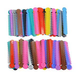 रंगीन विभाजक दंत ऑर्थोडोन्टिक लोचदार संयुक्ताक्षर बंधन बैंड दंत उपभोग्य उत्पादों - Product Image 6