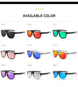 LMA 6790 Hot Sales Fashion Custom Logo Man Outdoor Shades Mirror Red Polarized UV400 Lens Women Sport <b>Sunglasses</b> High Quality - Product Image 5