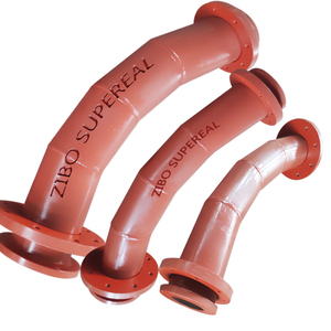 Tubo ceramico in carburo di silicio legato a reazione come rivestimento per tubo d'acciaio - Product Image 3