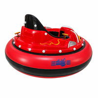Voiture tamponneuse gonflable pour enfants, design dessin animé, avec moteurs 250W, FRP épaissi et capacité de charge de 130 kg, pour parcs d'attractions intérieurs et extérieurs