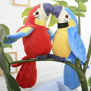 Loro Macaw Parlante: Repite <span class=keywords><strong>lo</strong></span> que Dices, Juguete de Peluche Electrónico con Grabación, Pájaro Animado que Habla, Juguete de Peluche para Mascotas - Product Image 3