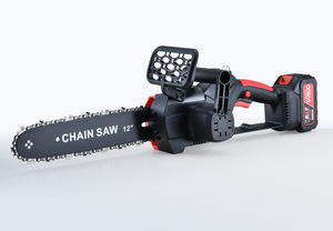 13.5 Inch DIY Industrial 21V 1200W Lithium Battery-Powered High Power Chain <b>Saw</b> Handheld Wood Cutting Machine Tree KHC-HP-12 12 - Product Image 5