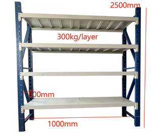 Rayonnage Longspan à usage moyen à 4 couches largement utilisé pour le stockage en entrepôt industriel - Product Image 2