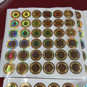 Autocollants holographiques à gratter faciles à détruire avec code QR - Product Image 2