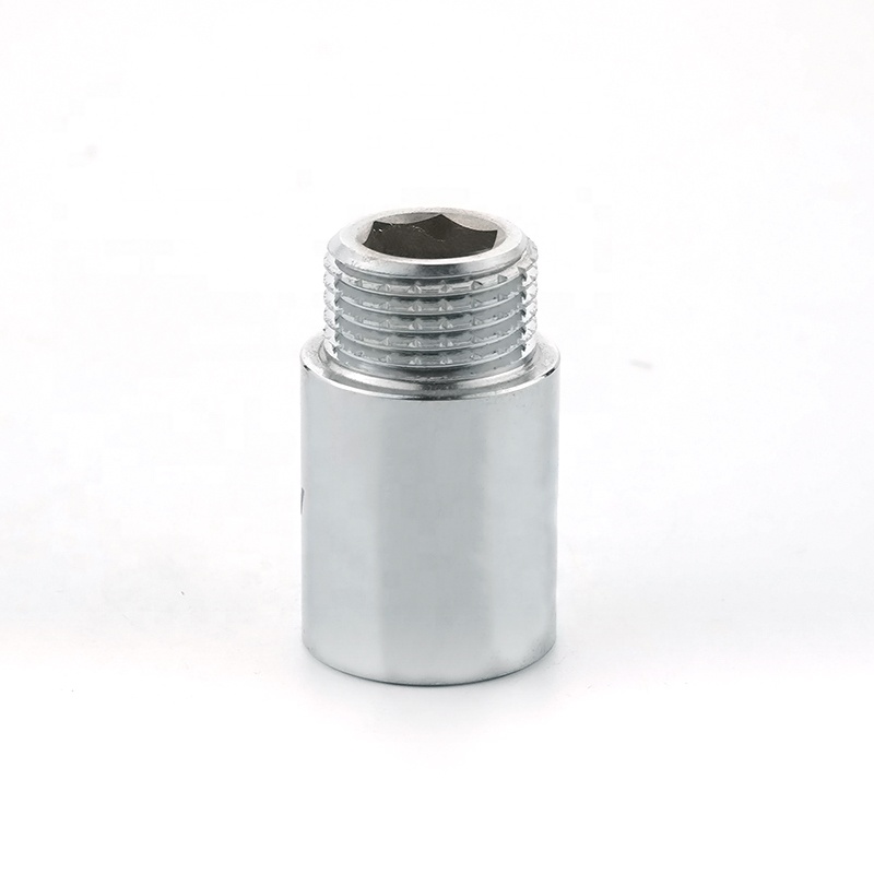 Brass pipe fittings elbow tee, inner and outer wire union pipe fittings faucet fittings extension chrome