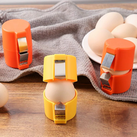 Ouvre-œuf manuel en plastique PP, casse-coquille, séparateur, éplucheur, coupe-œuf, gadget de cuisine portatif pour la maison