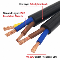 Cable Multifilar RVV con Aislamiento de PVC para Equipos de Baja Corriente en Exteriores, Suministro de Energía a Largo Plazo