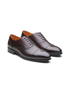 Zapatos Oxford formales de cuero genuino para hombre, zapatos clásicos con cordones para vestir, zapatos de cuero premium cómodos para negocios, oficina y bodas - Product Image 5