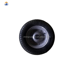 中国工場で人気のヘビーデューティーホイール3.50-8空気圧鉄ホイール付きラバーホイール3.50-8 - Product Image 4