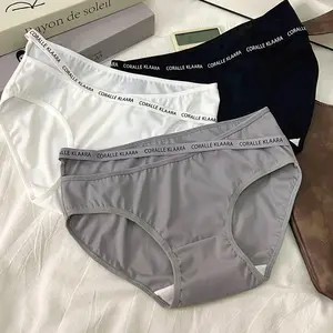Finetoo New נשים כותנה תחתונים סקסיים לנשים אופנה מכתבים תחתונים תחתונים הלבשה תחתונה תחתוני נשים סקסיות