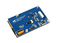 Pantalla Táctil Capacitiva DSI Waveshare de 3.5 Pulgadas, Táctil de 5 Puntos, 480x800 Píxeles, Panel IPS, Interfaz I2C, Ángulo de Visión de 170°