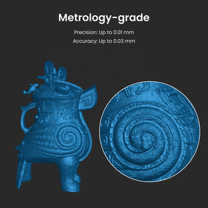 Garis Laser biru revopint dan pemindai <span class=keywords><strong>3D</strong></span> Cepat cahaya terstruktur medan penuh - Product Image 4