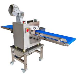 Machine de découpe de viande industrielle automatique pour poitrine de poulet, bœuf, canard, poisson, saumon, viande congelée et fraîche - Product Image 1