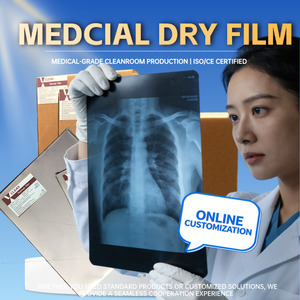 Pellicola Medica Termica a Getto d'Inchiostro Laser Blu e Bianca, Pellicola CT 8x10, 14x17 Pollici, Rotolo Medico Durevole CLEAR - Product Image 1