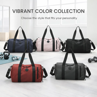 Sac de sport unisexe à bandoulière en nylon imperméable et durable de 20-35L avec fermeture éclair, idéal pour le fitness, les voyages et les activités athlétiques, tendance