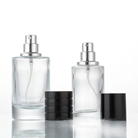 Juego de Botellas de Perfume de Lujo Personalizadas de 30 ml, 50 ml y 100 ml, Cilindro Redondo Vacío con Tapa Magnética y Pulverizador, Caja con Logotipo