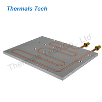 Plaque froide de grande taille 1500W, dissipateur thermique à eau de 500 mm pour batterie d'alimentation