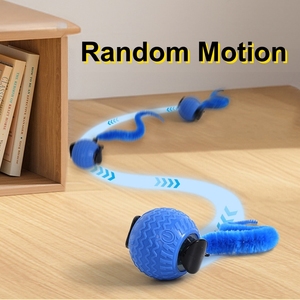 Interactive <b>Dog</b> Cat Small Animal Toy Ball Silicone PC Rechargeable Automatic Moving Bouncing Rolling Replacement Tail Pet Smart - Product Image 4
