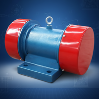 Moteur de vibration asynchrone triphasé, tension personnalisée pour crible vibrant, boîtier en fonte entièrement fermé, exportation mondiale