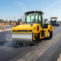 Compacteur hydraulique 8t à double tambour LTC208 Construction de routes asphaltées