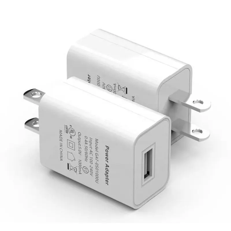 전화 충전을위한 도매 여행 충전기 어댑터 5W 5V1A AC 단일 USB 벽 충전기
