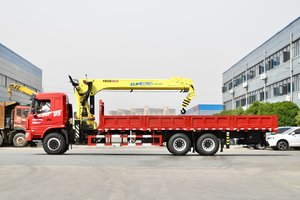 Grue montée sur camion DongFeng fabriquée en Chine, grue mobile de 12 tonnes, boîte de vitesses Zoomlion pour travaux routiers, transport lourd - Product Image 4