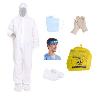 SJ Precio de fábrica Blanco Tipo 5 Tipo 6 Overoles CPE microporosos con capucha <span class=keywords><strong>desechables</strong></span> - Product Image 2