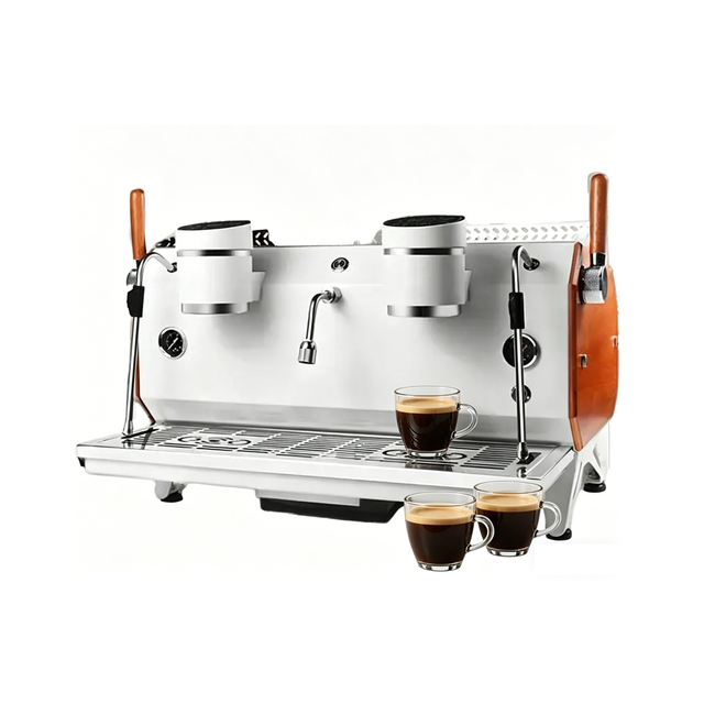 Premium Commercial Dual Group Four Boiler Espresso Machine Professional PID Temperature Control for Coffee Shop