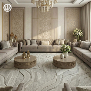 Tapis de Majlis, de banquet et de hall, et grands tapis modernes pour salles d'exposition, en laine de Nouvelle-Zélande / motif botanique, durables, fournis à bas <span class=keywords><strong>prix</strong></span> par l'usine de Dubaï - Product Image 1