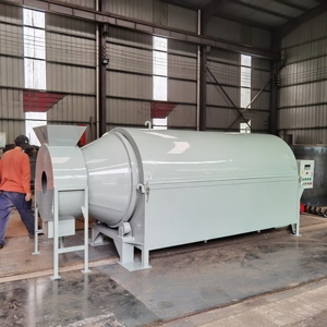 Petit sécheur rotatif à tambour pour sciure de bois, sable de sciure avec boîte de vitesses et chauffage électrique - Product Image 4