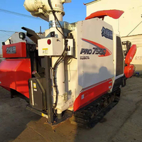Moissonneuse-batteuse multifonctionnelle pour riz 758Q avec tracteur de 68-75 CV, garantie 1 an, utilisée dans les fermes des Philippines