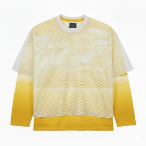 T-shirts à manches longues superposés en maille originale, impression par sublimation intégrale personnalisée, streetwear, t-shirts à manches longues - Product Image 4