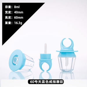 Flacons de rouge à lèvres vides de 4 ml avec bouchon à vis, tubes transparents moulés par injection, impression d'écran, logo personnalisé - Product Image 5