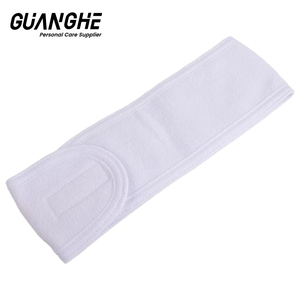 Bandeau en tissu <span class=keywords><strong>anti</strong></span>-dérapant uni <span class=keywords><strong>pour</strong></span> la fabrication en série, avec logo personnalisé, idéal <span class=keywords><strong>pour</strong></span> le lavage du visage matinal à domicile - Product Image 3